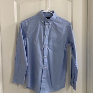 Boys Tommy Hilfiger blue button down collared shirt, size 14